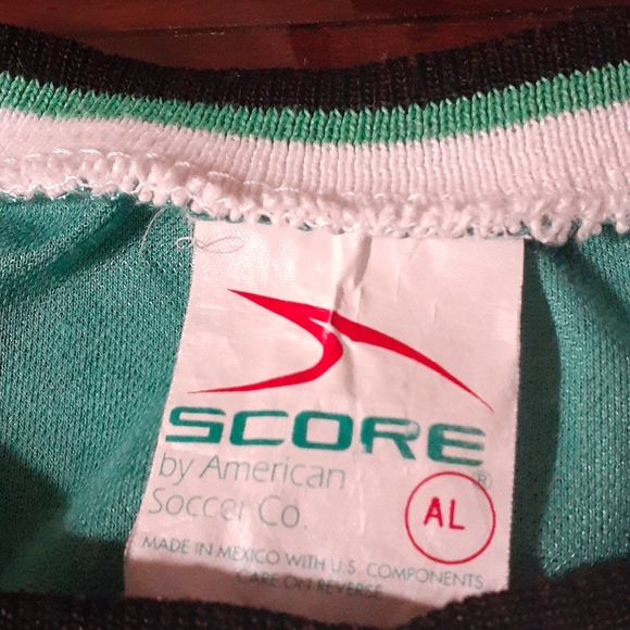 Goalkeeper jersey, LG, Green/Black - Picture 3 of 3